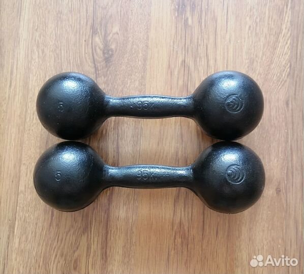 Гантели 5 кг, СССР