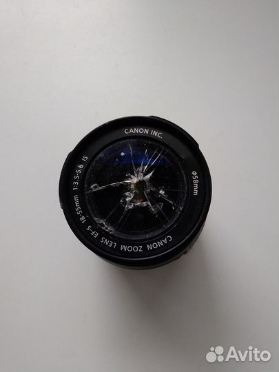 Canon объектив на запчасти efs18-55mm 0,25m/0.8ft