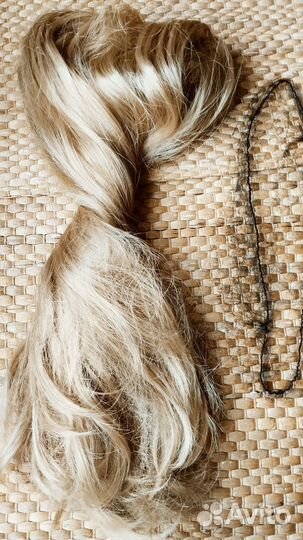 Хвост шиньон из искусственных волос
