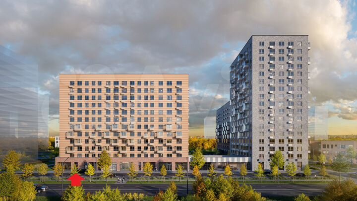 Коммерческие помещения в ЖК Нокса Парк, 150.23 м²