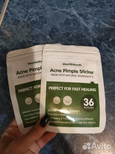 Патчи от прыщей и от черных точек (акне).-36шт