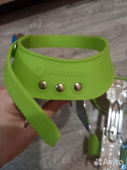 Коньки детские раздвижные 30-36 двухполозные