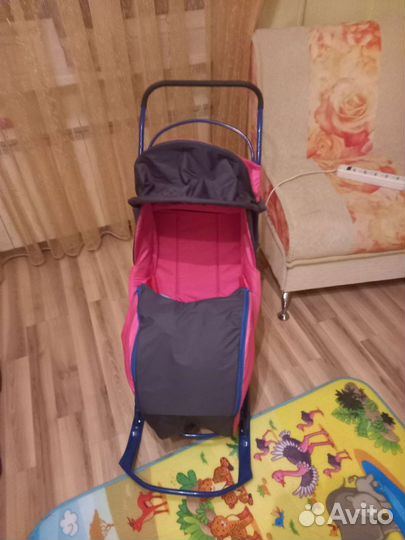 Детские зимние санки