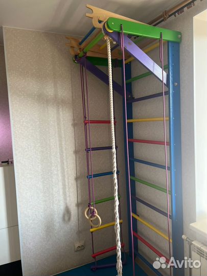 Шведская стенка с матом