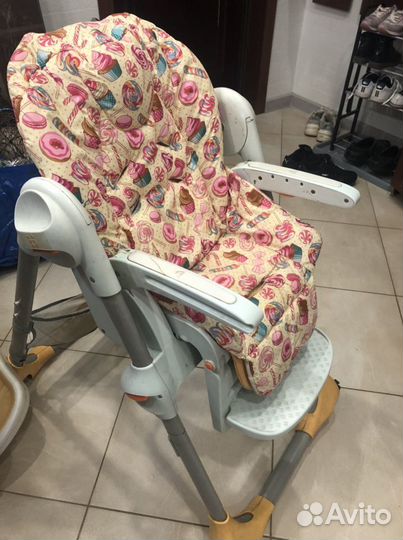 Стульчик для кормления chicco polly