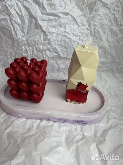 Формовые свечи ручной работы