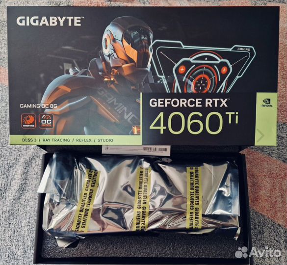 Новая Gigabyte RTX 4060TI 8гб Gaming