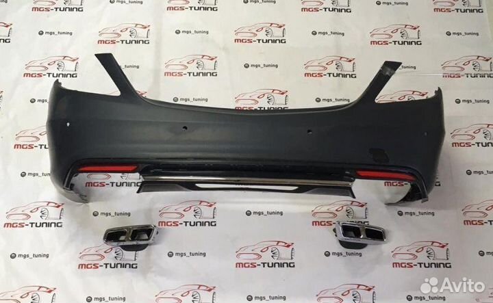 Задний бампер в сборе Mercedes S65 w222 AMG