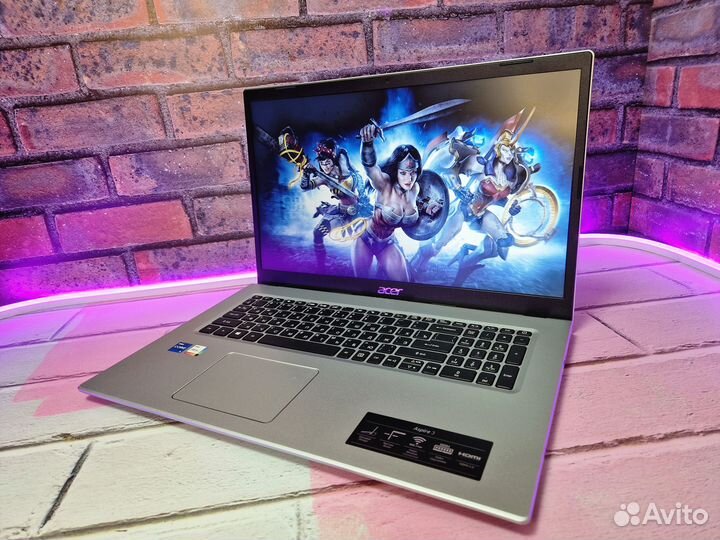 Ноутбук Acer Core i5 1135G7 8Gb SSD 256Gb 17.3