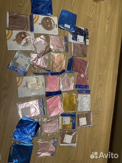 Фольгированные шары 3д сферы конфетти