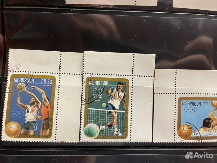 Две серии марок спорт