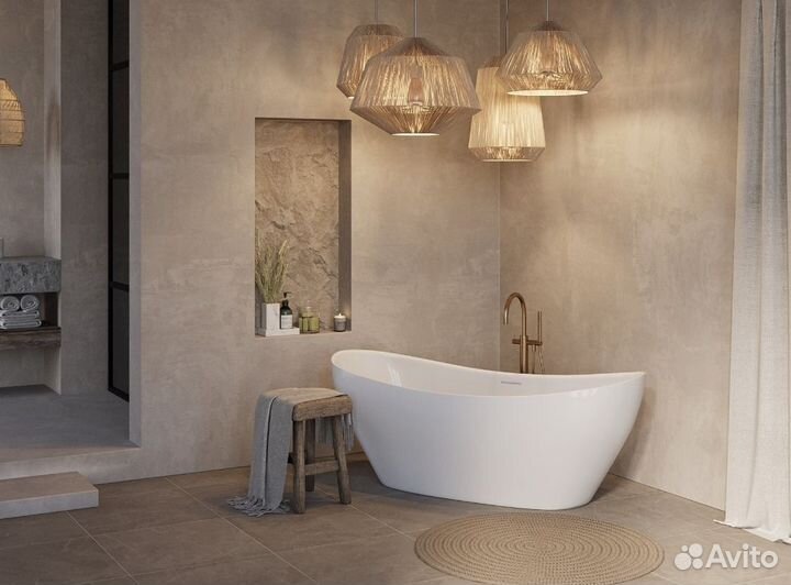 Ванна из литьевого мрамора