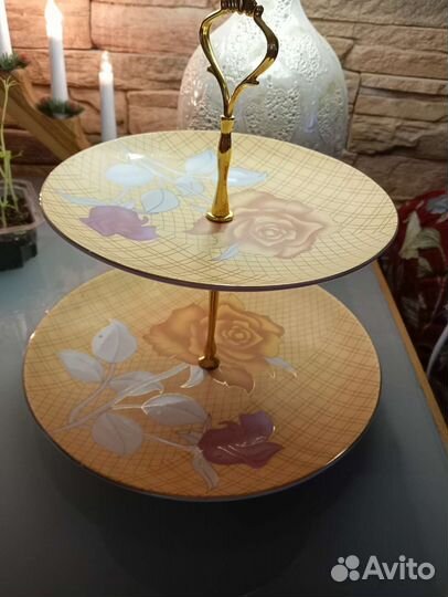 Ваза, фруктовница,кофейная пара, ярусная подставка