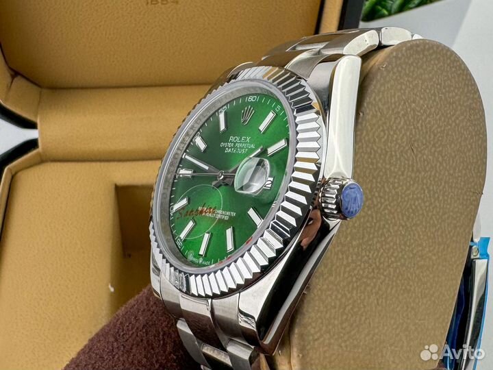 Мужские часы Rolex Datejust Oyster green