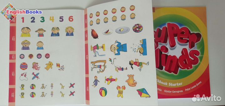 Super minds starter комплект, новые в плёнке