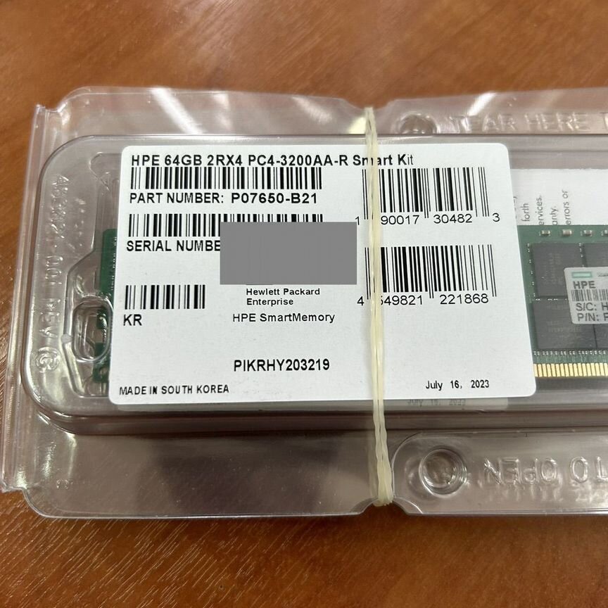 [P07650-B21] Оперативная Память Hp 64gb P07650-B21 P20504-001