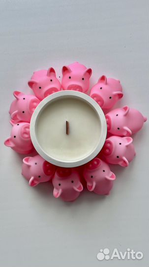 Ароматическая свеча ручной работы 