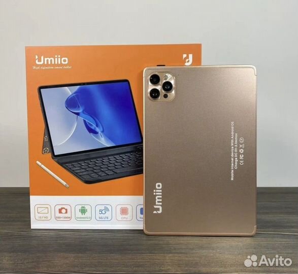 Планшет Umiio i15 pro с клавиатурой