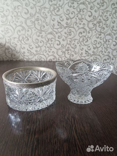 Хрустальные конфетницы