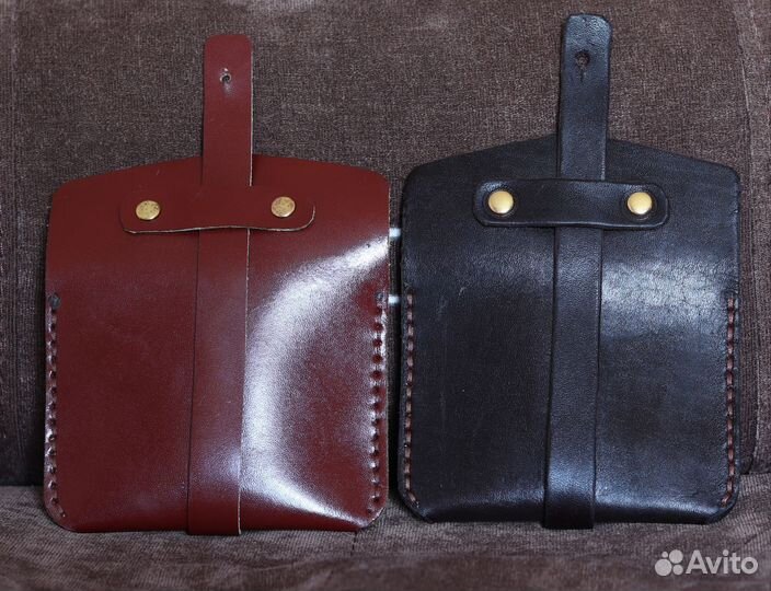 Картхолдер с хлястиком