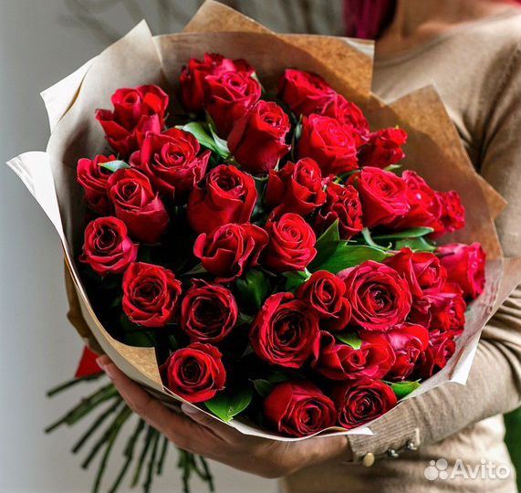 Доставка Розы премиум 35 шт. №126