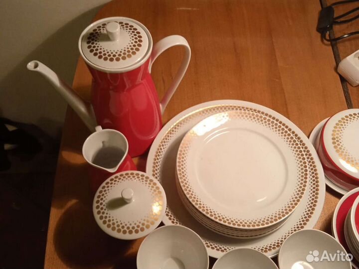 Сервиз столовый гдр freiberger porzellan