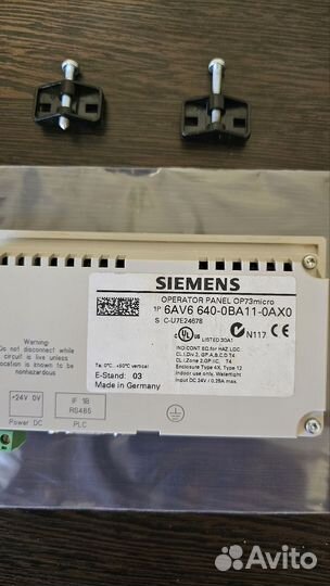 Панель Оператора Siemens 6AV6 640-0BA11-0AX0