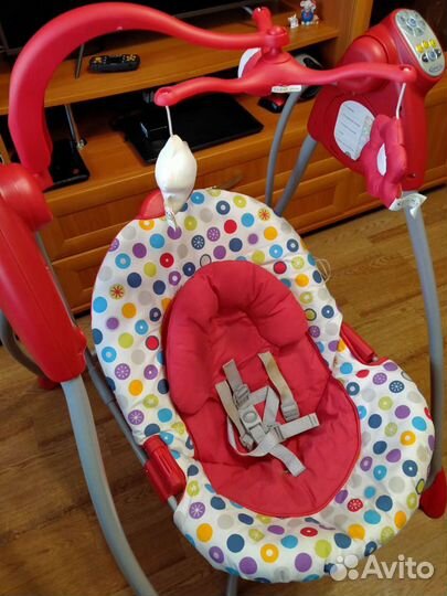 Детские электронные качели для новорожденных