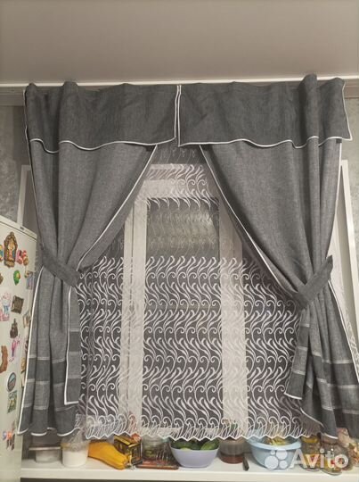 Комплект шторы и тюль