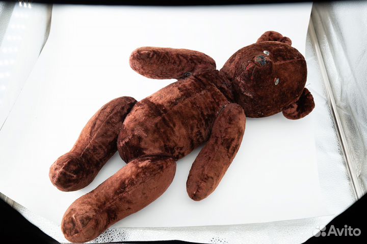 Медведь плюшевый 30 годы СССР опилочный