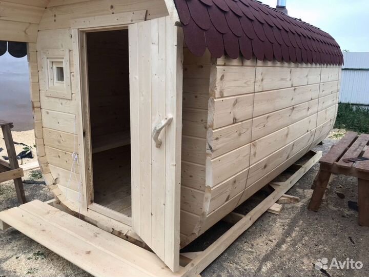 Бани-бочки квадро с доставкой