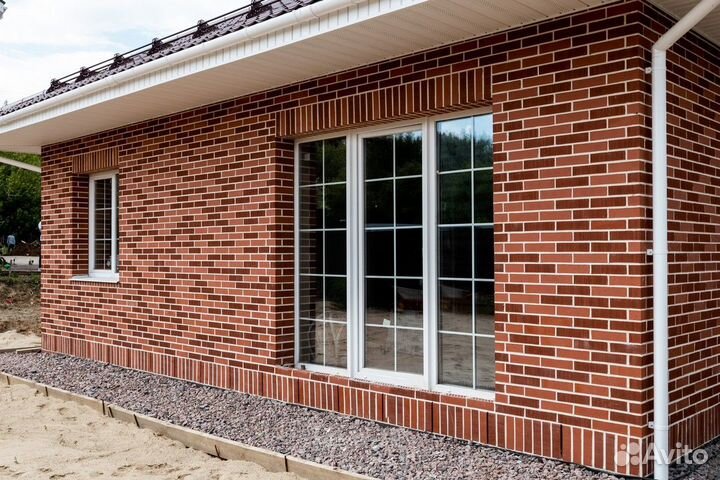 Кирпич облицовочный Красный Старый Оскол полуторный 1,4нф