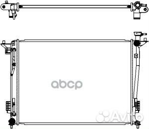 Радиатор hyundai ix35 (LM) (09) 2.0/2.4 i 16V