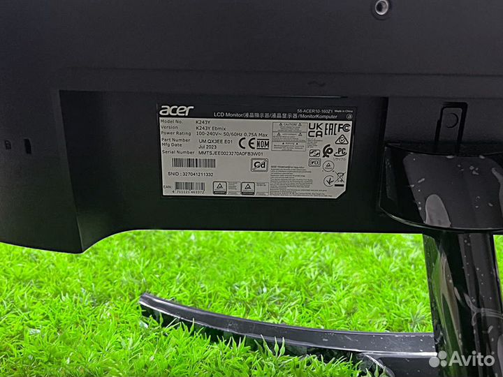 Монитор Acer Full HD IPS 100Hz 24' (новый)