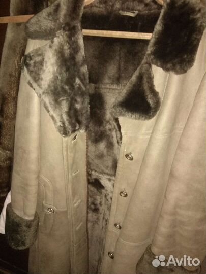 Дублёнка женская + шуба из норки 48