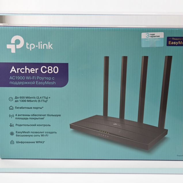 Wi-Fi роутер TP-Link Archer C80 (Новый)
