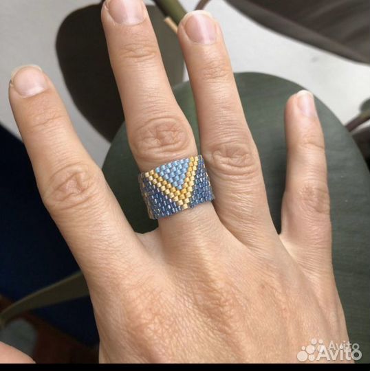 Кольцо из бисера Toho, Miyuki