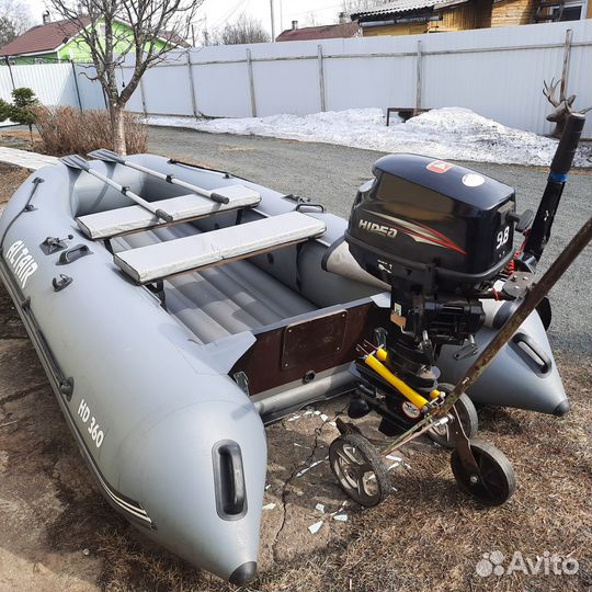 Лодка Альтаир-про пвх 360 нднд с мотором