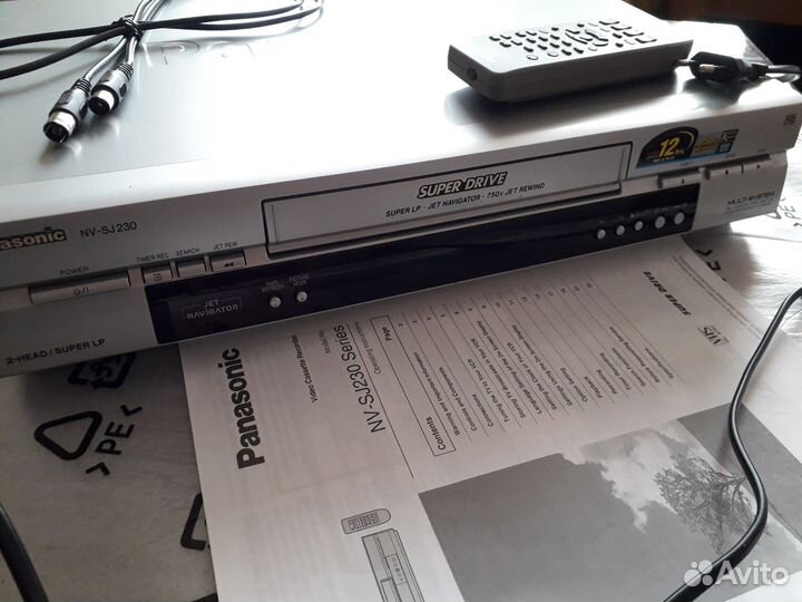 Видеомагнитофон panasonic новый