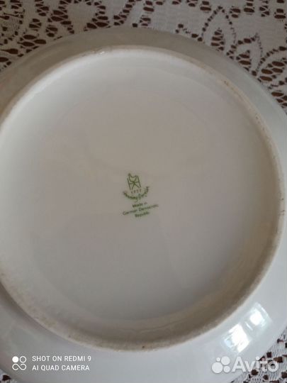 Супница и масленка ГДР