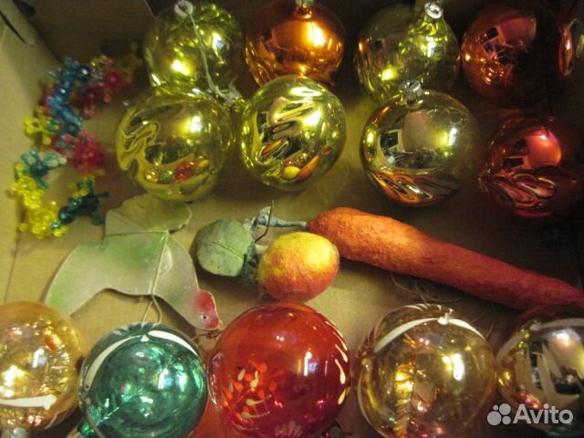 Ёлочные игрушки СССР