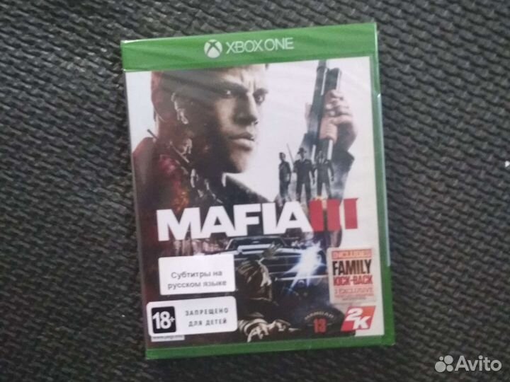 Mafia 3 игра диск Xbox one лицензия Новый