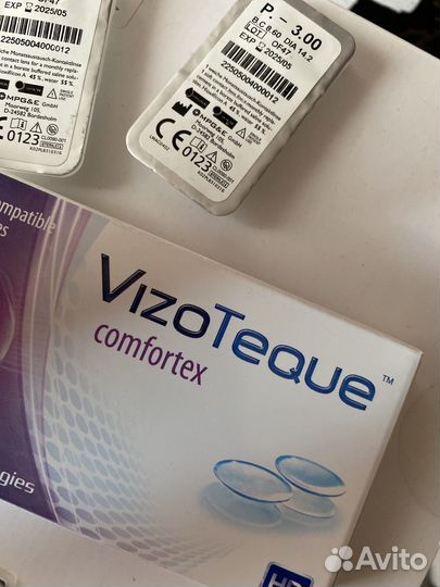 Линзы контактные