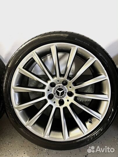 Оригинальные колёса AMG Mercedes r19 разноширокие