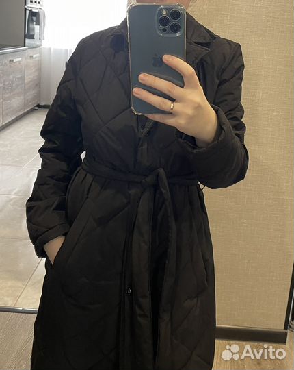 Стеганое пальто