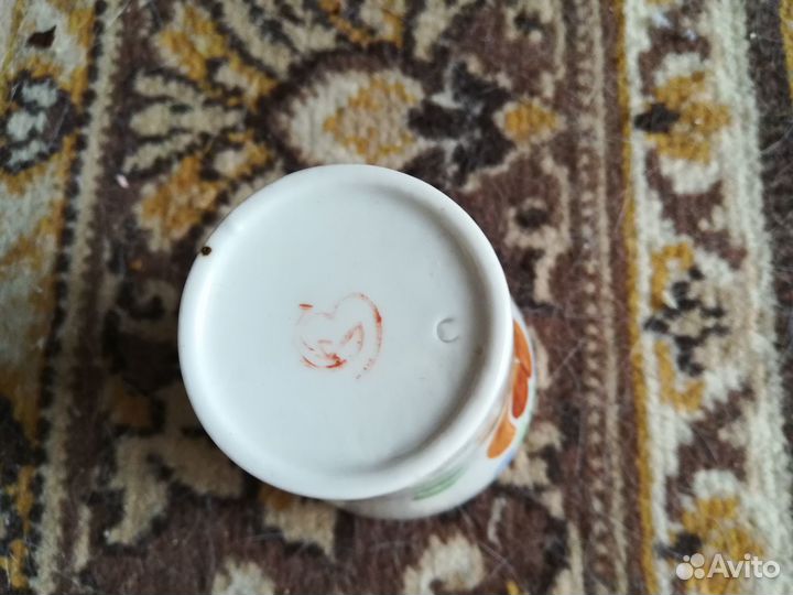 Форфоровый кувшин со стаканчик ами, СССР