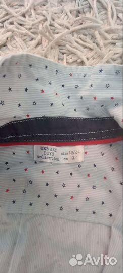 Рубашка на мальчика 92