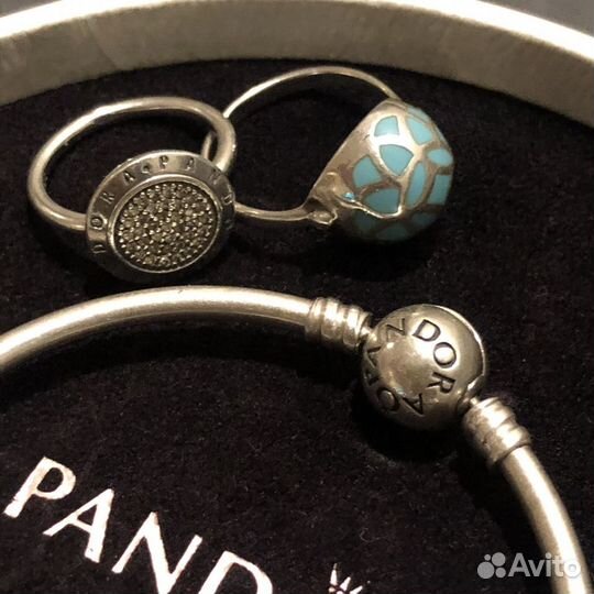Pandora шарм кольцо оригинал