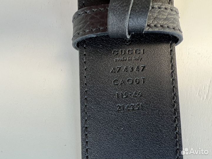 Ремень gucci кожаный