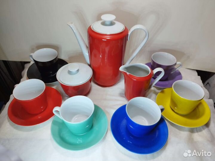 Винтажный сервиз Kahla гдр